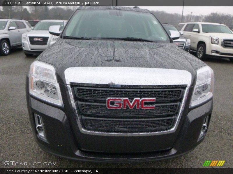 Iridium Metallic / Jet Black 2015 GMC Terrain SLE AWD