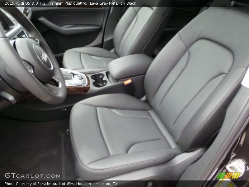 Lava Gray Metallic / Black 2015 Audi Q5 3.0 TFSI Premium Plus quattro