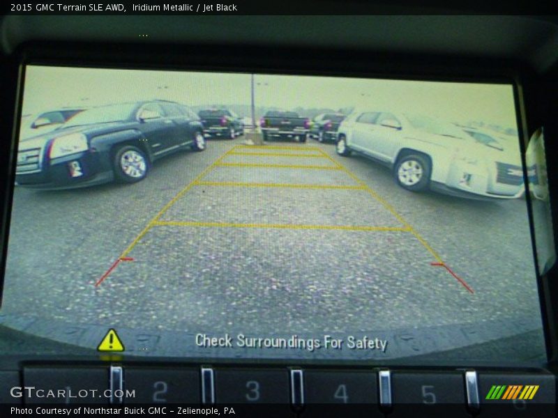 Iridium Metallic / Jet Black 2015 GMC Terrain SLE AWD