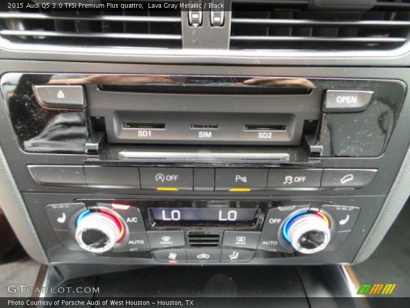 Lava Gray Metallic / Black 2015 Audi Q5 3.0 TFSI Premium Plus quattro