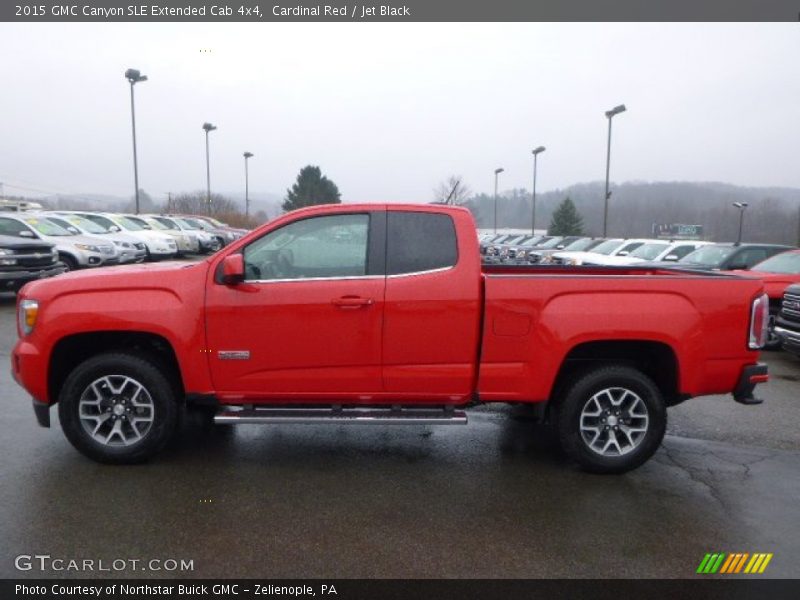  2015 Canyon SLE Extended Cab 4x4 Cardinal Red