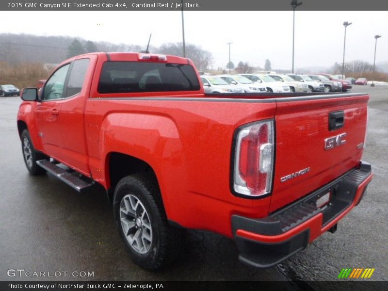 Cardinal Red / Jet Black 2015 GMC Canyon SLE Extended Cab 4x4