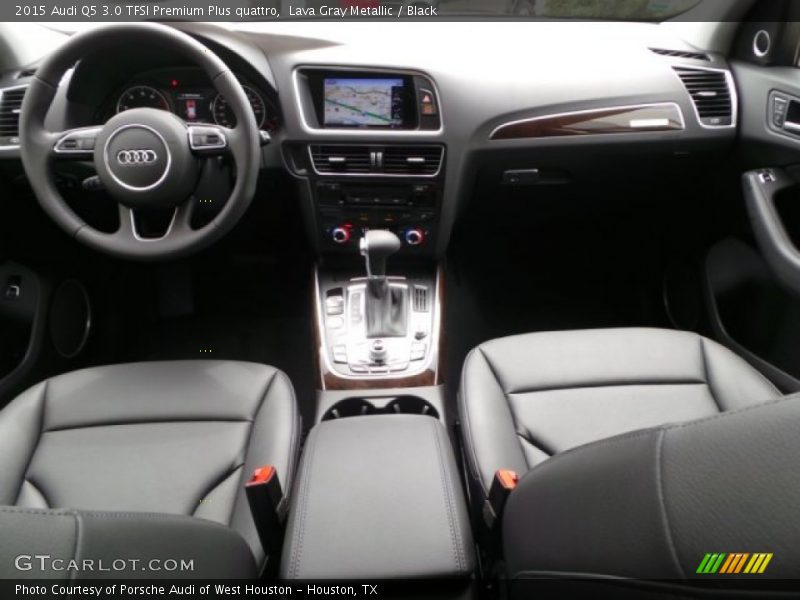 Lava Gray Metallic / Black 2015 Audi Q5 3.0 TFSI Premium Plus quattro