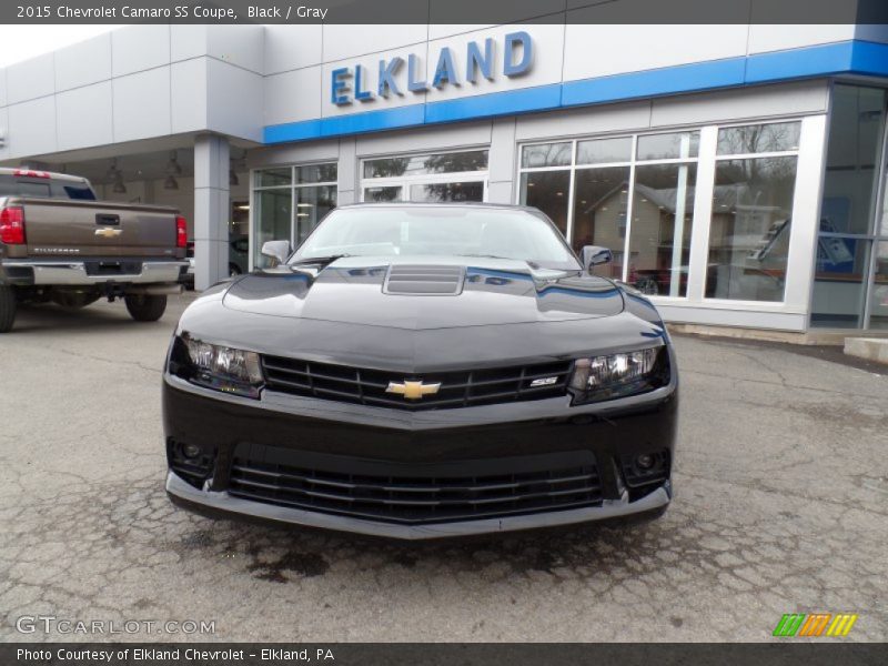 Black / Gray 2015 Chevrolet Camaro SS Coupe