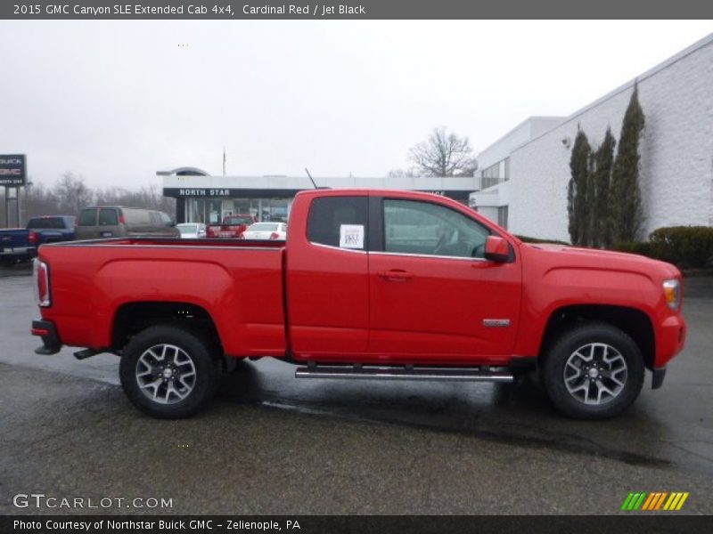 Cardinal Red / Jet Black 2015 GMC Canyon SLE Extended Cab 4x4