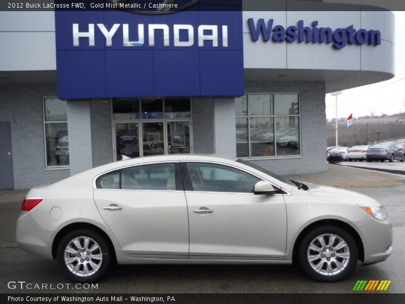 Gold Mist Metallic / Cashmere 2012 Buick LaCrosse FWD