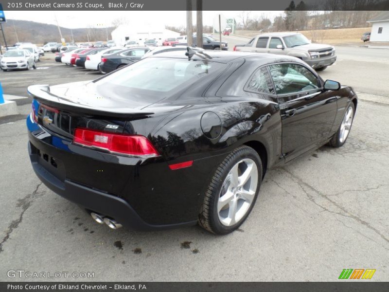 Black / Gray 2015 Chevrolet Camaro SS Coupe