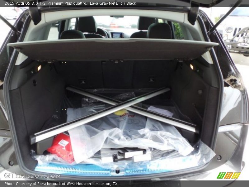 Lava Gray Metallic / Black 2015 Audi Q5 3.0 TFSI Premium Plus quattro