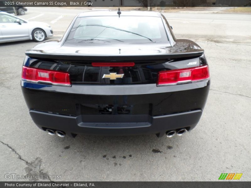 Black / Gray 2015 Chevrolet Camaro SS Coupe