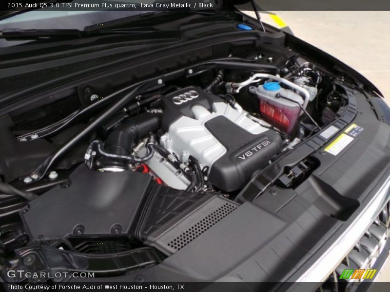 Lava Gray Metallic / Black 2015 Audi Q5 3.0 TFSI Premium Plus quattro