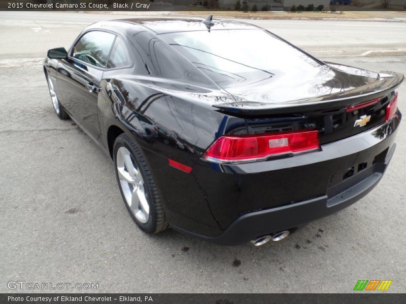 Black / Gray 2015 Chevrolet Camaro SS Coupe