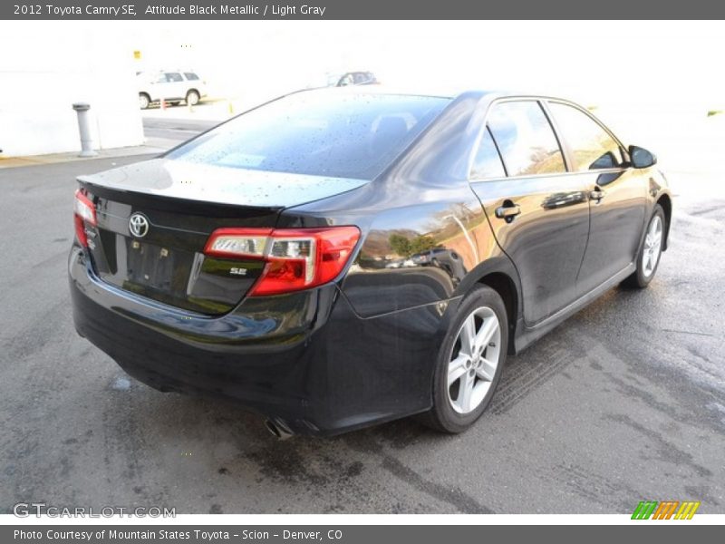 Attitude Black Metallic / Light Gray 2012 Toyota Camry SE