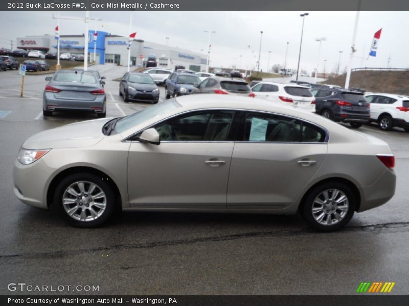 Gold Mist Metallic / Cashmere 2012 Buick LaCrosse FWD