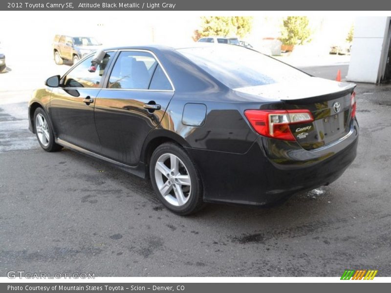 Attitude Black Metallic / Light Gray 2012 Toyota Camry SE