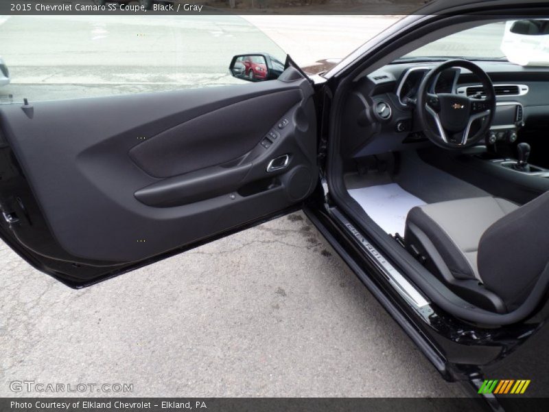 Black / Gray 2015 Chevrolet Camaro SS Coupe