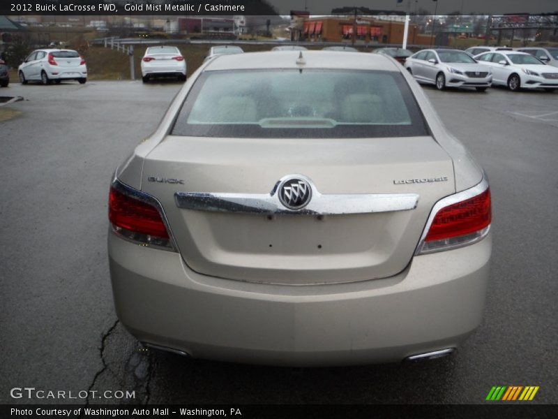 Gold Mist Metallic / Cashmere 2012 Buick LaCrosse FWD