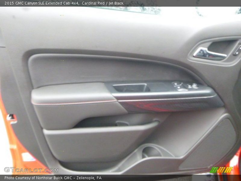 Cardinal Red / Jet Black 2015 GMC Canyon SLE Extended Cab 4x4