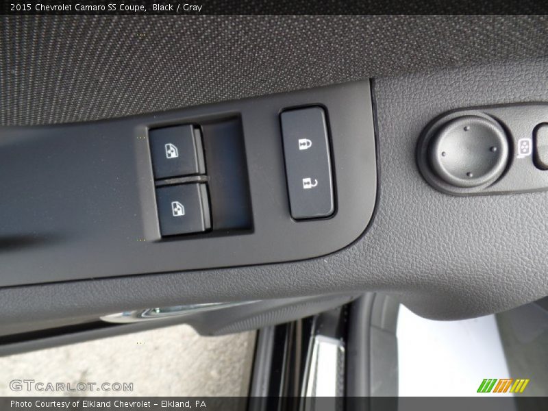 Black / Gray 2015 Chevrolet Camaro SS Coupe