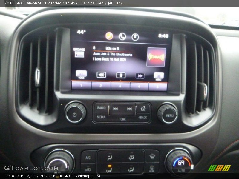Controls of 2015 Canyon SLE Extended Cab 4x4