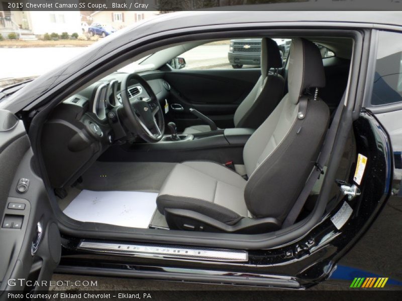  2015 Camaro SS Coupe Gray Interior