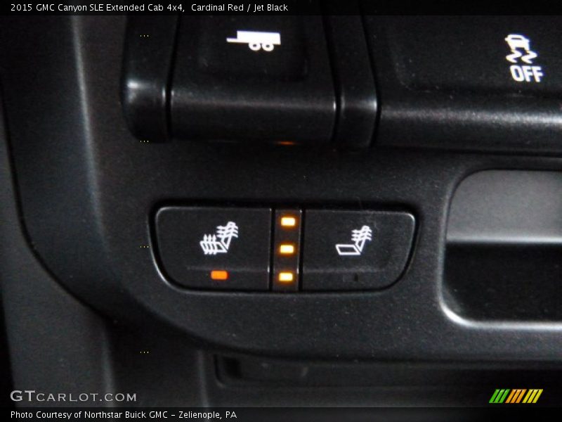 Cardinal Red / Jet Black 2015 GMC Canyon SLE Extended Cab 4x4