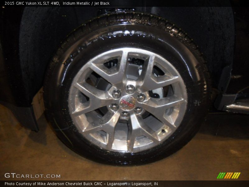 Iridium Metallic / Jet Black 2015 GMC Yukon XL SLT 4WD