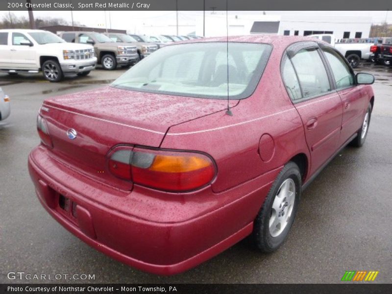 Sport Red Metallic / Gray 2004 Chevrolet Classic