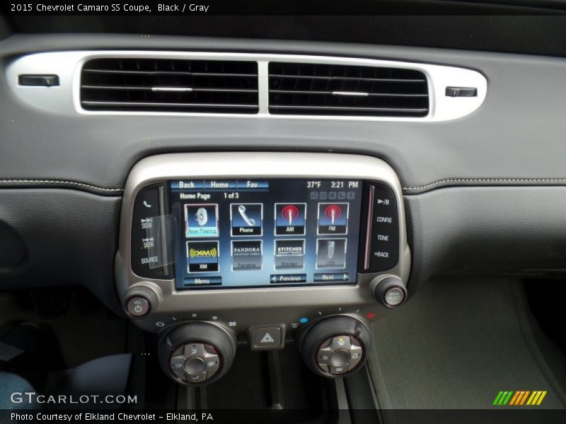 Black / Gray 2015 Chevrolet Camaro SS Coupe