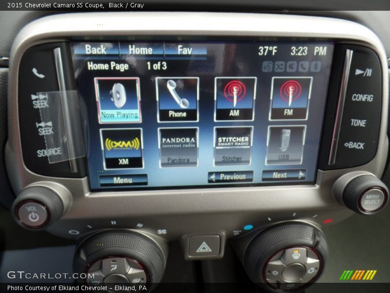 Controls of 2015 Camaro SS Coupe