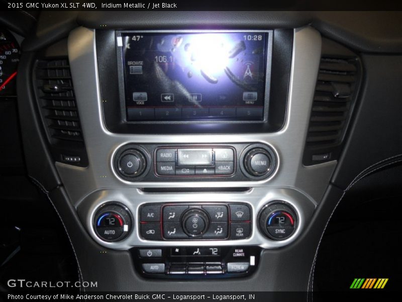 Iridium Metallic / Jet Black 2015 GMC Yukon XL SLT 4WD
