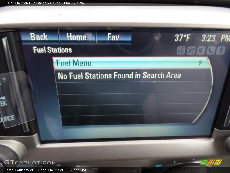 Black / Gray 2015 Chevrolet Camaro SS Coupe