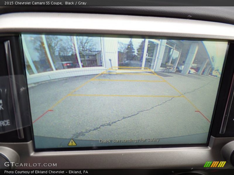 Black / Gray 2015 Chevrolet Camaro SS Coupe