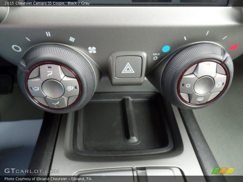 Black / Gray 2015 Chevrolet Camaro SS Coupe