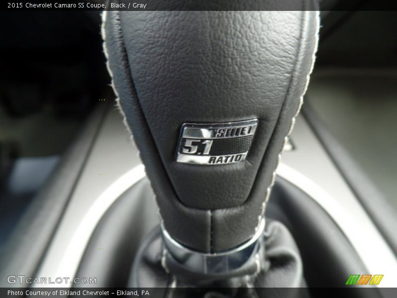 Black / Gray 2015 Chevrolet Camaro SS Coupe