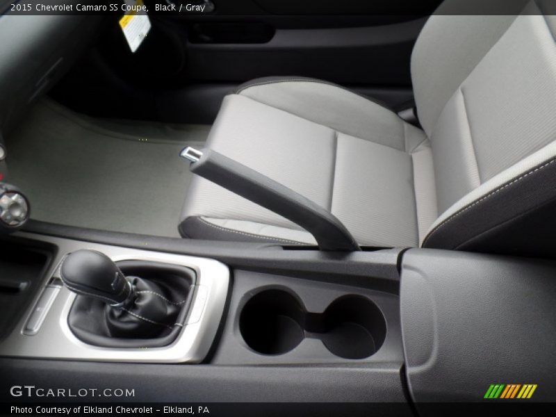 Black / Gray 2015 Chevrolet Camaro SS Coupe