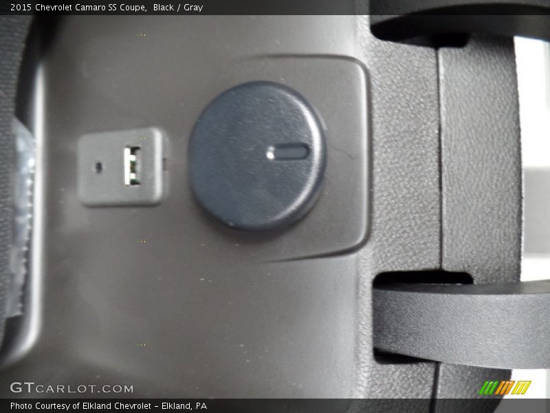 Black / Gray 2015 Chevrolet Camaro SS Coupe