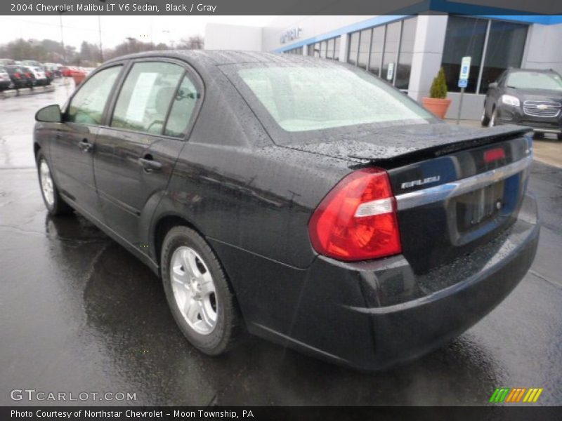Black / Gray 2004 Chevrolet Malibu LT V6 Sedan