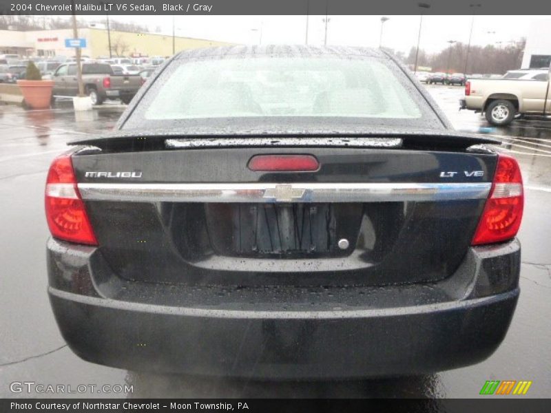 Black / Gray 2004 Chevrolet Malibu LT V6 Sedan