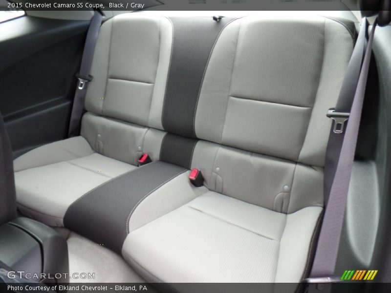 Rear Seat of 2015 Camaro SS Coupe