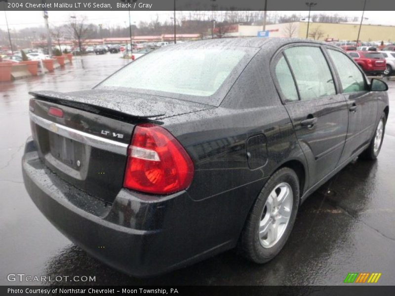 Black / Gray 2004 Chevrolet Malibu LT V6 Sedan