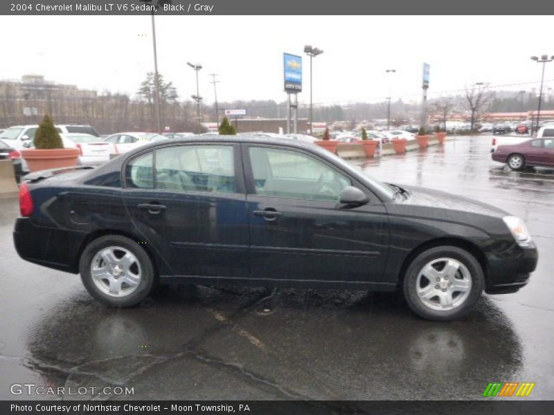 Black / Gray 2004 Chevrolet Malibu LT V6 Sedan