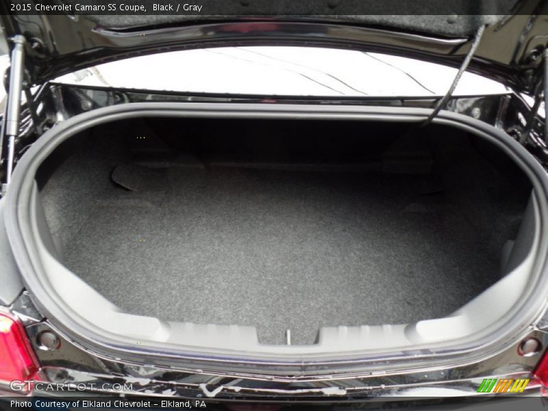 Black / Gray 2015 Chevrolet Camaro SS Coupe