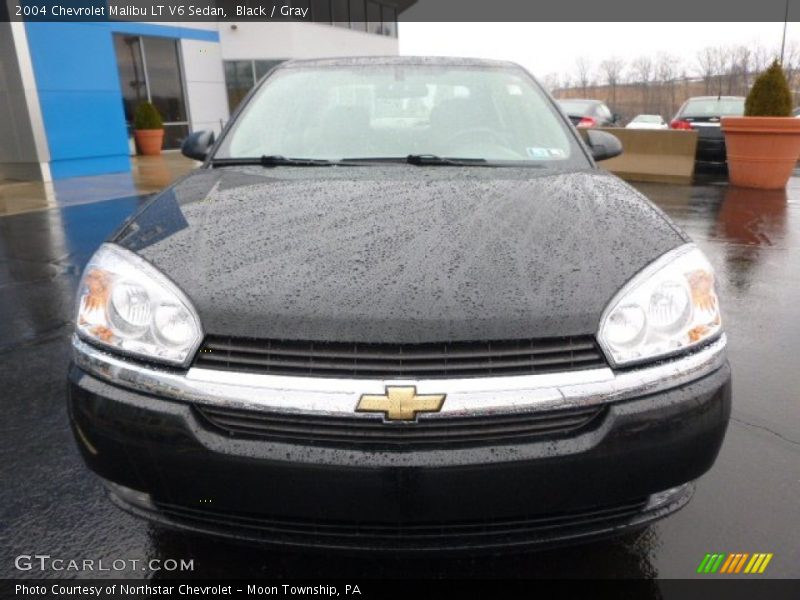 Black / Gray 2004 Chevrolet Malibu LT V6 Sedan