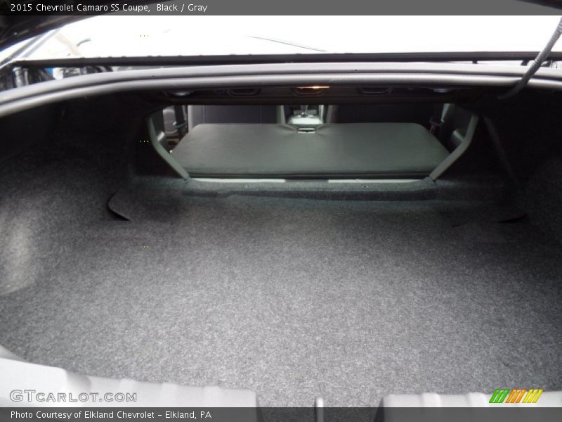 Black / Gray 2015 Chevrolet Camaro SS Coupe