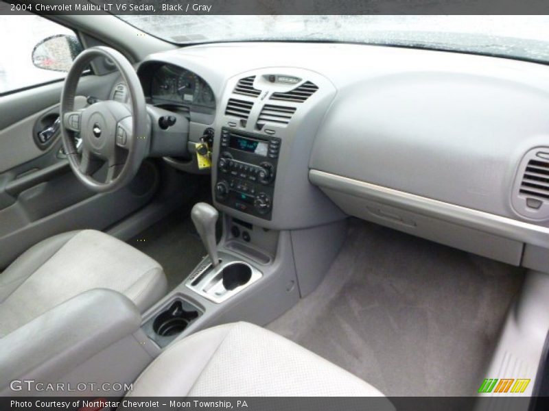 Black / Gray 2004 Chevrolet Malibu LT V6 Sedan