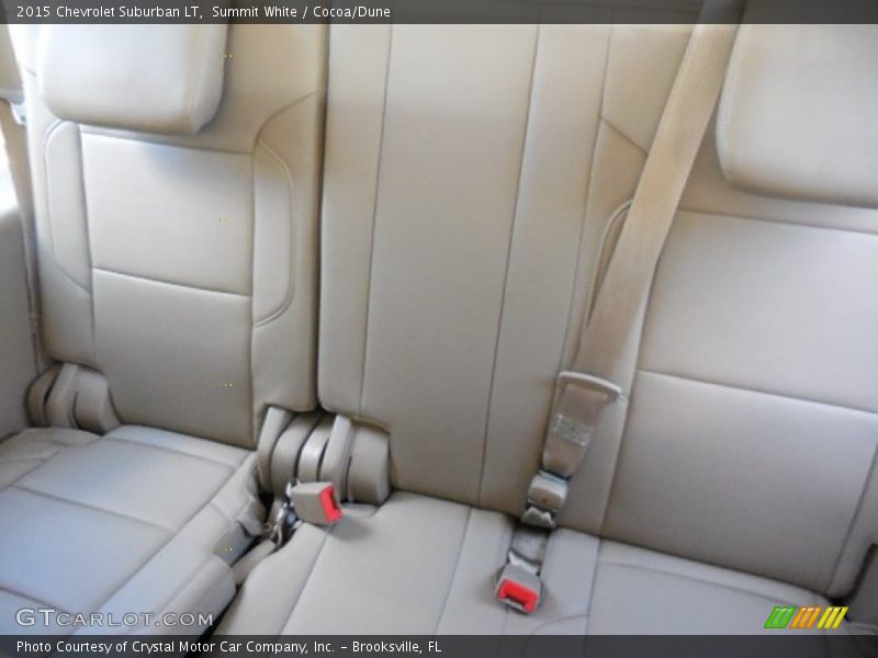 Summit White / Cocoa/Dune 2015 Chevrolet Suburban LT