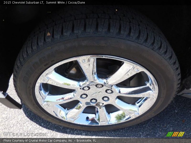 Summit White / Cocoa/Dune 2015 Chevrolet Suburban LT