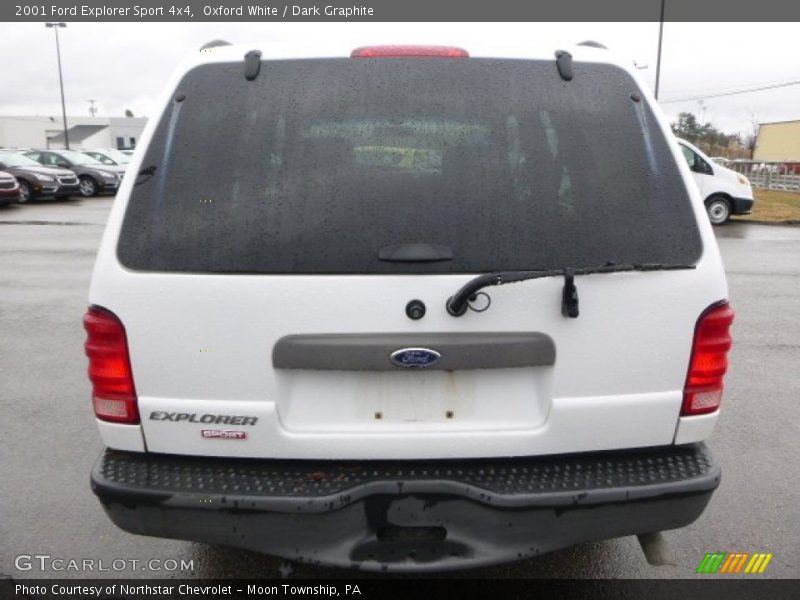 Oxford White / Dark Graphite 2001 Ford Explorer Sport 4x4