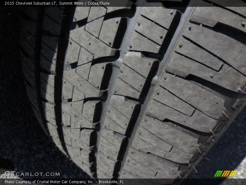 Summit White / Cocoa/Dune 2015 Chevrolet Suburban LT