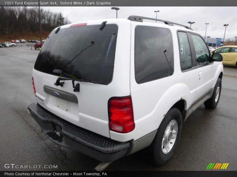 Oxford White / Dark Graphite 2001 Ford Explorer Sport 4x4